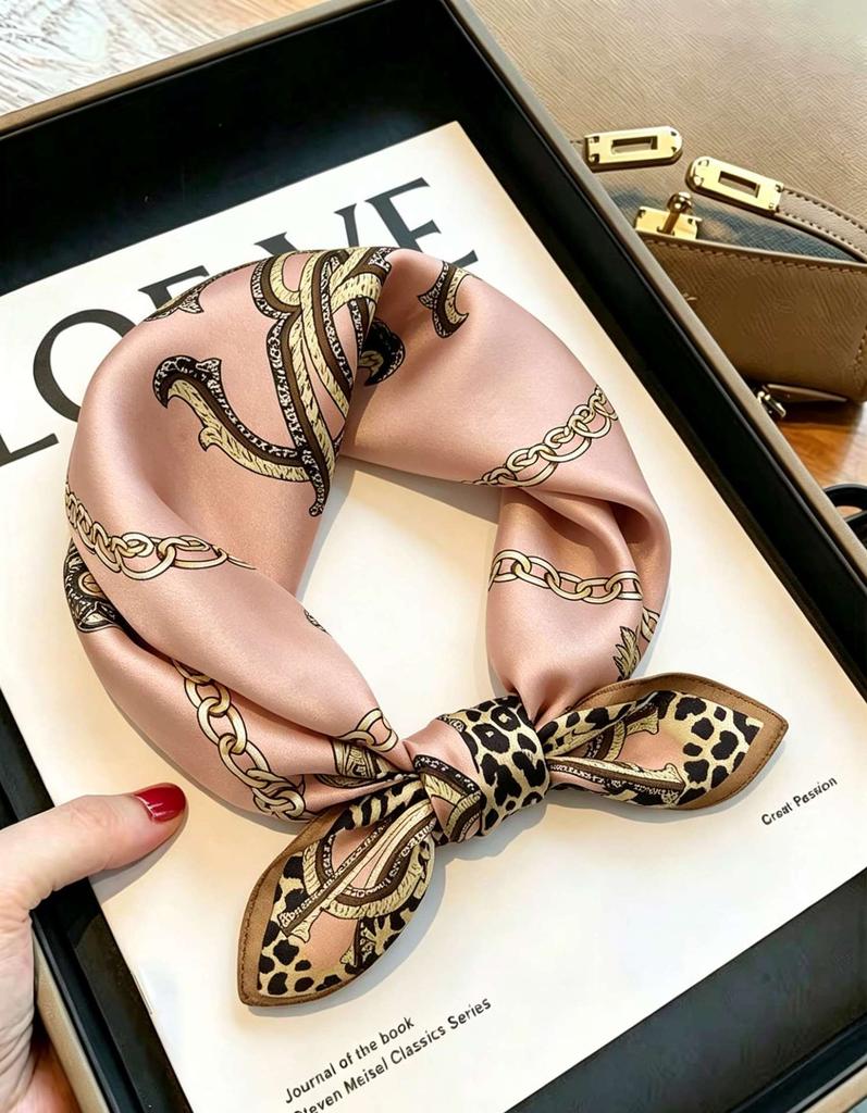 [111 Mulberry Silk] Silk Silk Scarf Spring Fashion Versatile Silk Square Scarf High-end Scarf Women