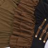Women's Steampunk High-Waisted Ruffled Skirt for Cosplay