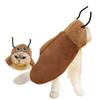 Cat Cockroach Cape Warm Velvet Cockroach Apparel with Antennae Pet Cosplay