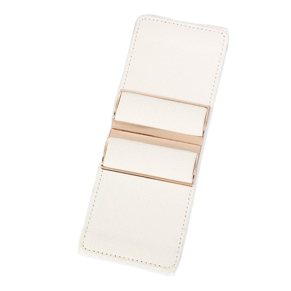 Waist Defining Elastic Wide Belts Solid Color Dress Belt Stretch Waistband  Coat Accessories