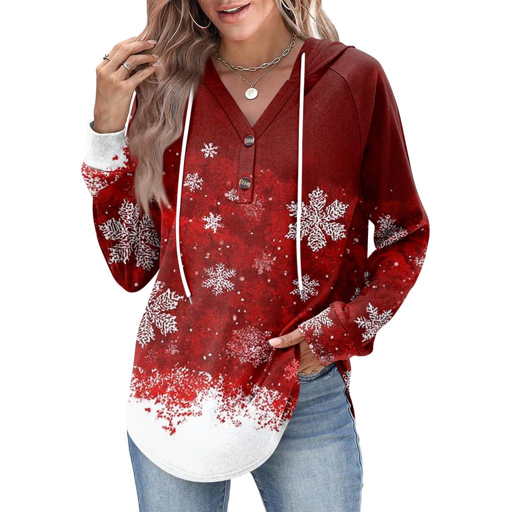 Women's Fashion Women's Lightweight Long Sleeve Pullover With Pockets Preppy Graphic Hoodie