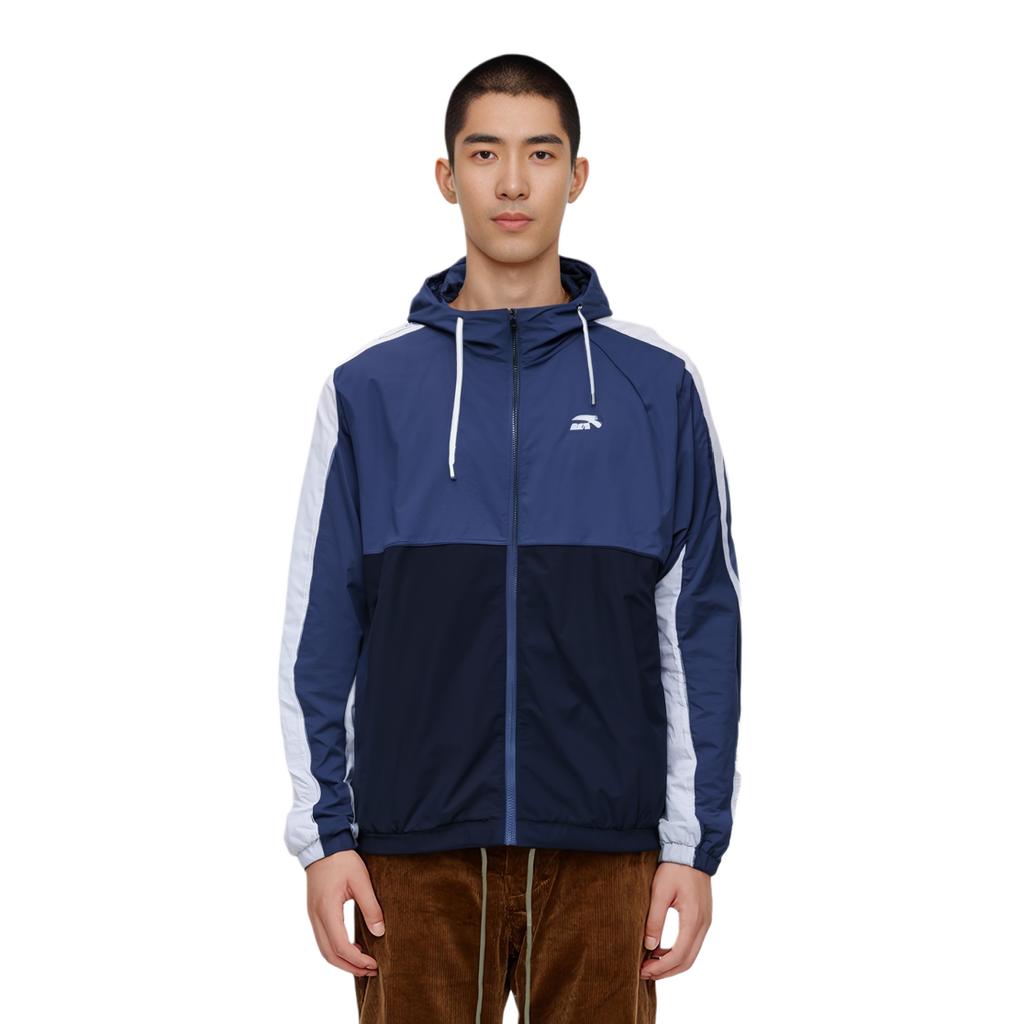 Anta Color Block Sports Jacket Men Jacket Shadow-Blue 152318603-1