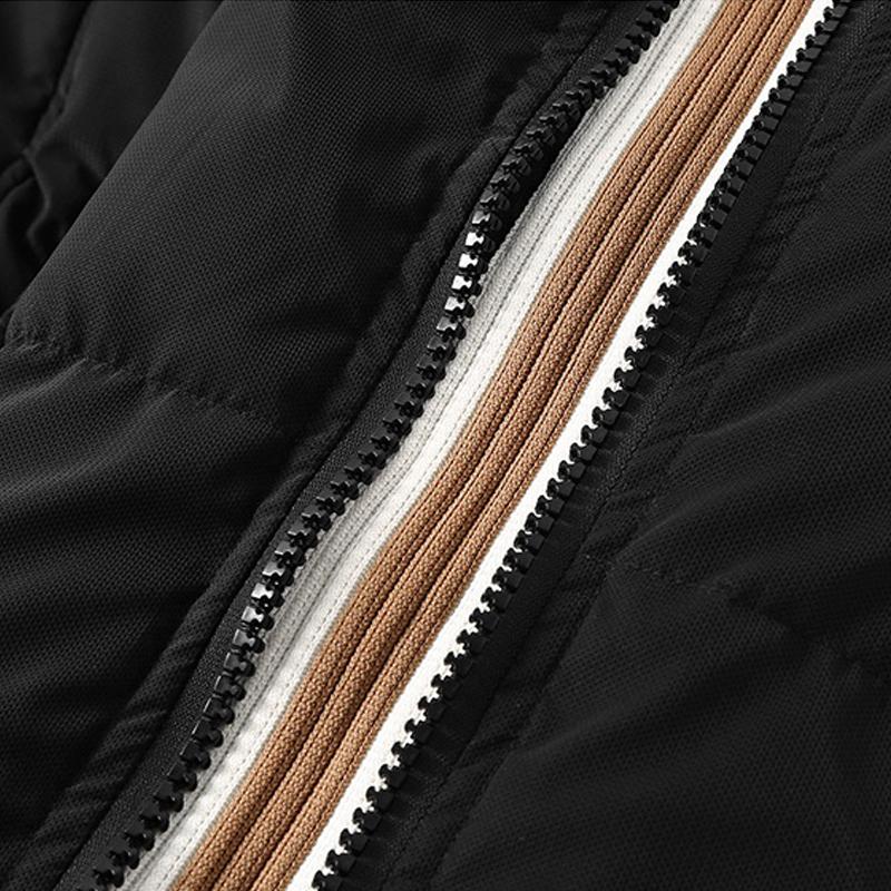 Nadměrná velikost 4XL-10XL Módní pánské dlouhé parky Zimní nadměrné svrchní oblečení S kapucí Ležérní Volné Silné Teplé Zimní kabát