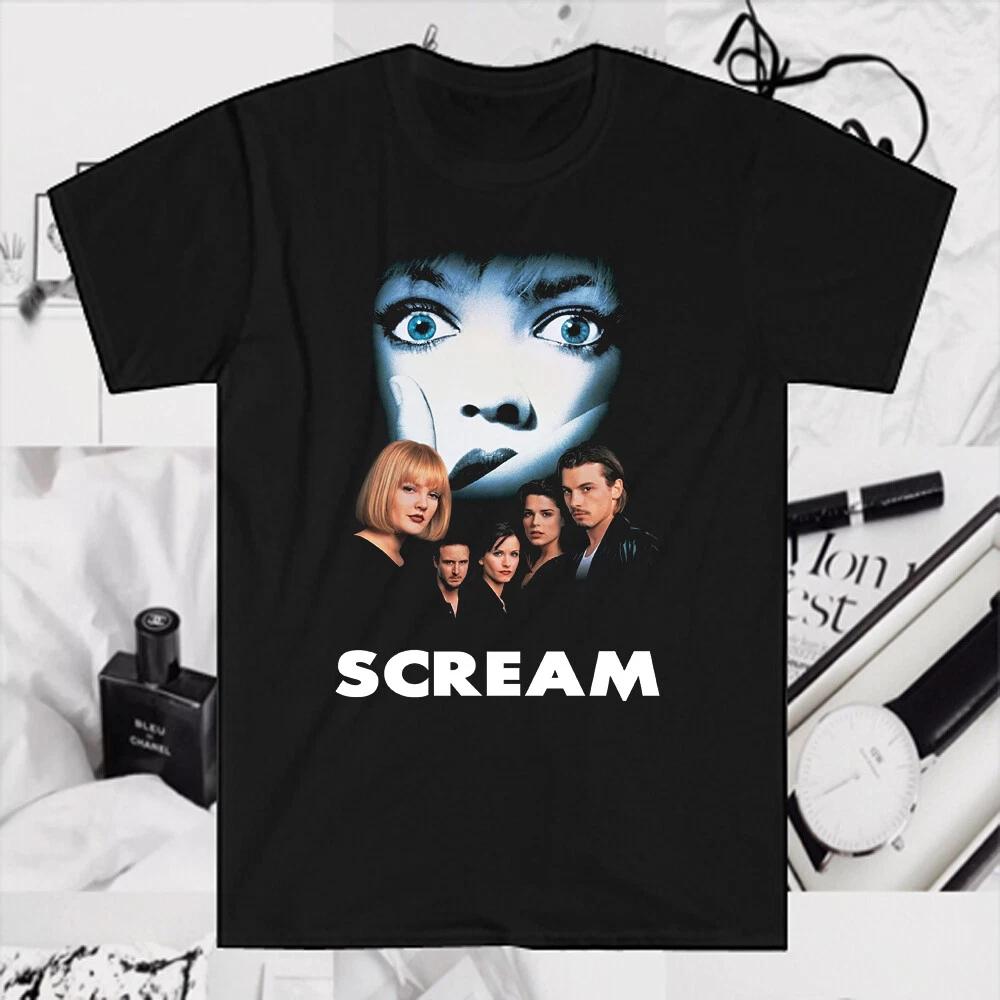 Scream Thriller Movie Poster Men s Black Size S to 5XL 3XL