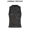 UR Women's Old Money Style Textured Sleeveless Knit Top