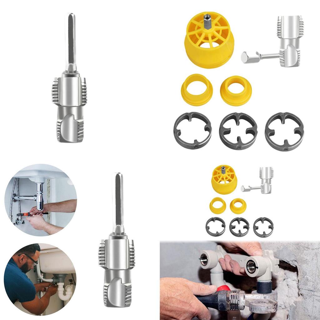 Water Pipe Inner Threading Tool Easy to Use Equipment Carbon Steel DIY Plumbing