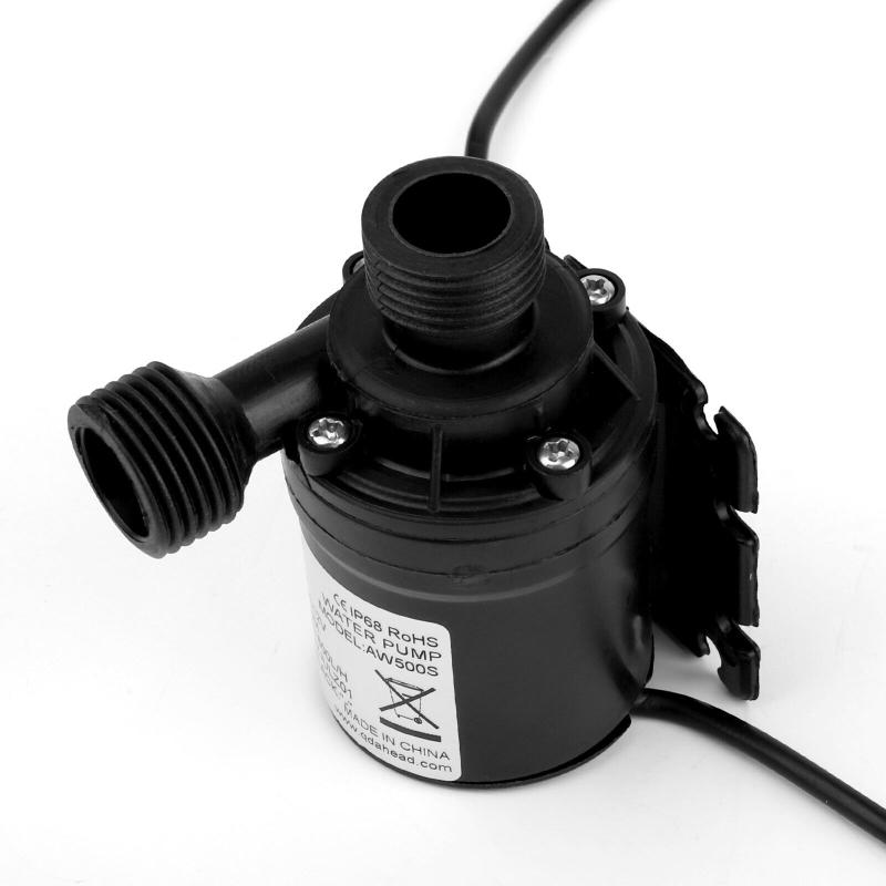 12v Small Fountain Water Pump Energy-saving Low Noise Floating High Pressure Brushless Submersible