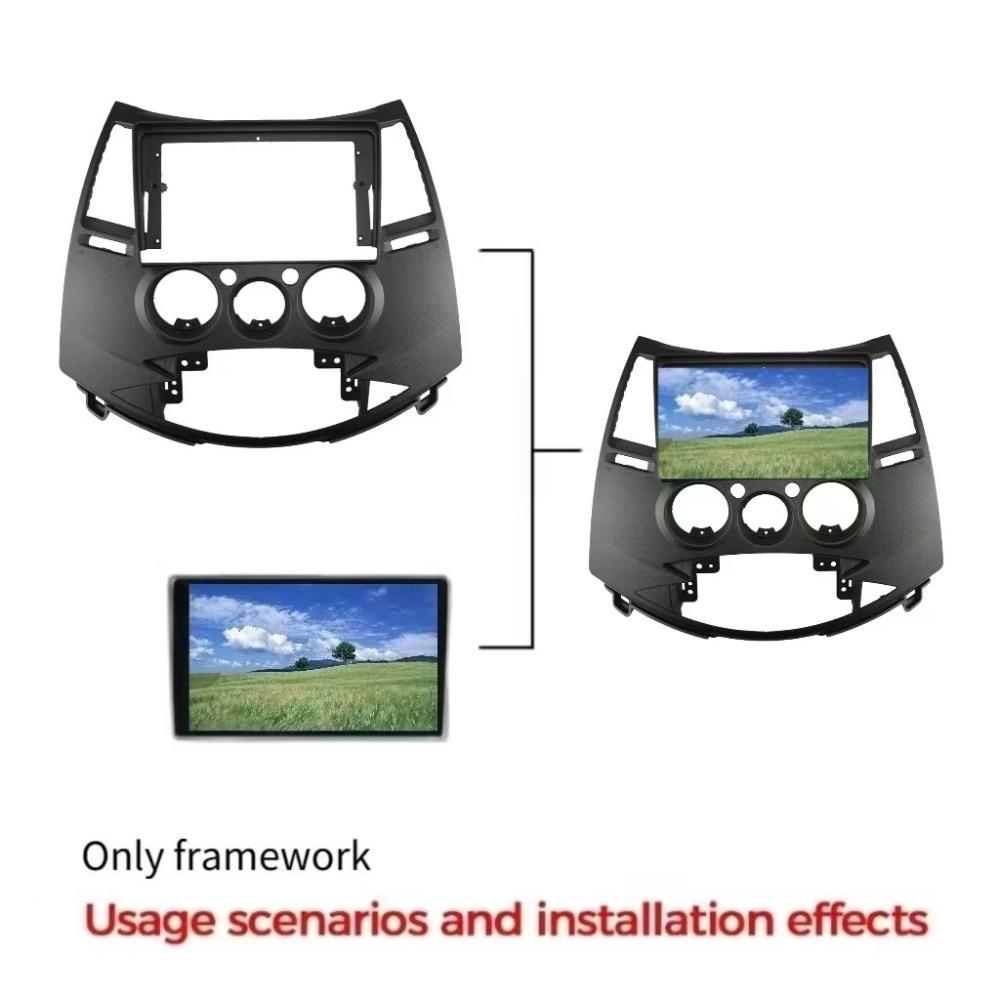 For Mitsubishi Grandis 2003-2011 9 Inch Car Fascia Frame Decorative Panel Mounting Auto Interior Accessories