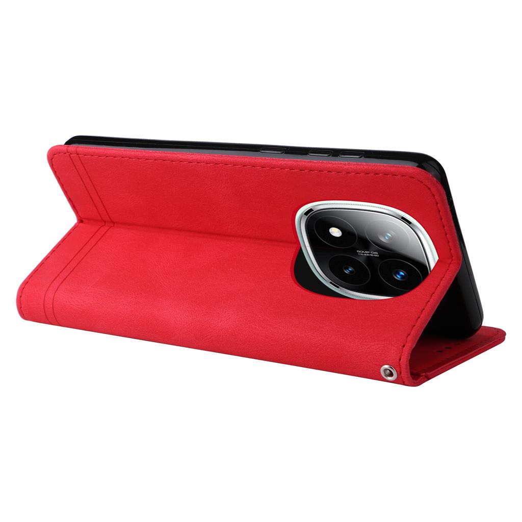 For Xiaomi Redmi Note 14 Pro+ 5G/Note 14 Pro 5G/Poco X7 5G Leather Wallet Cases Skin Touch Phone Cover Stand with Strap