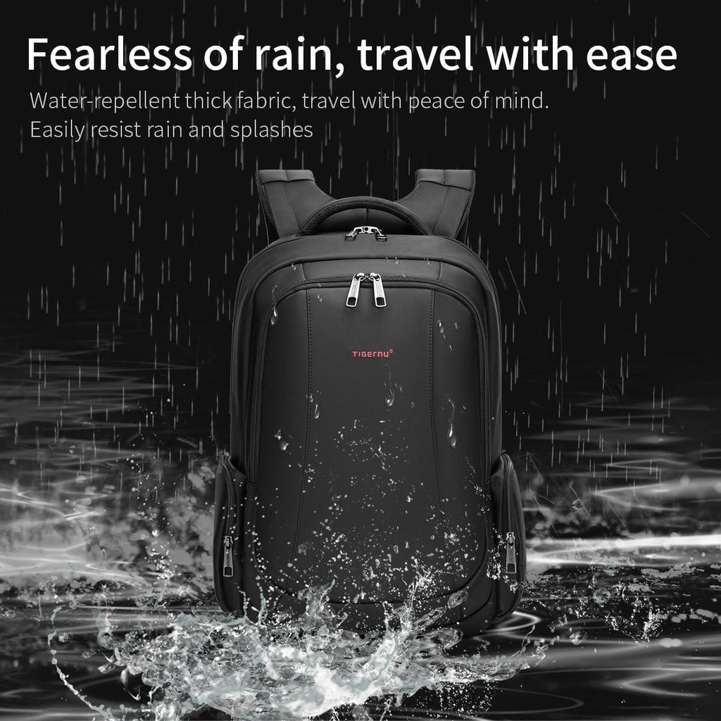 Tigernu Anti Theft Men Backpack 15.6 17 17.3inch Laptop Backpacks Fashion Male School Backpack Travel Backpack For Men