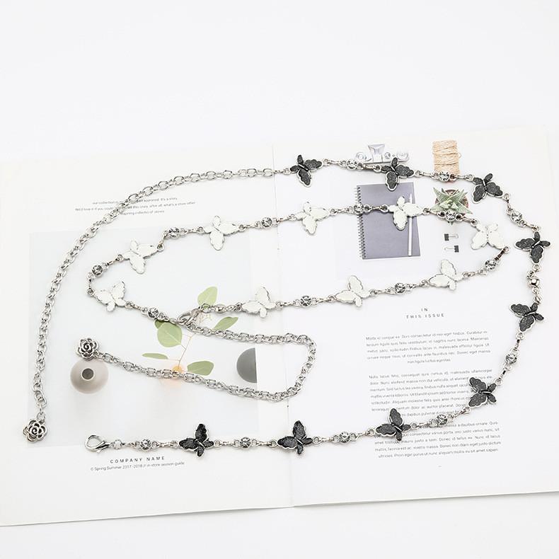 Fashion Metal Butterfly Design Women Waist Chain For Spring And Summer Outfits
