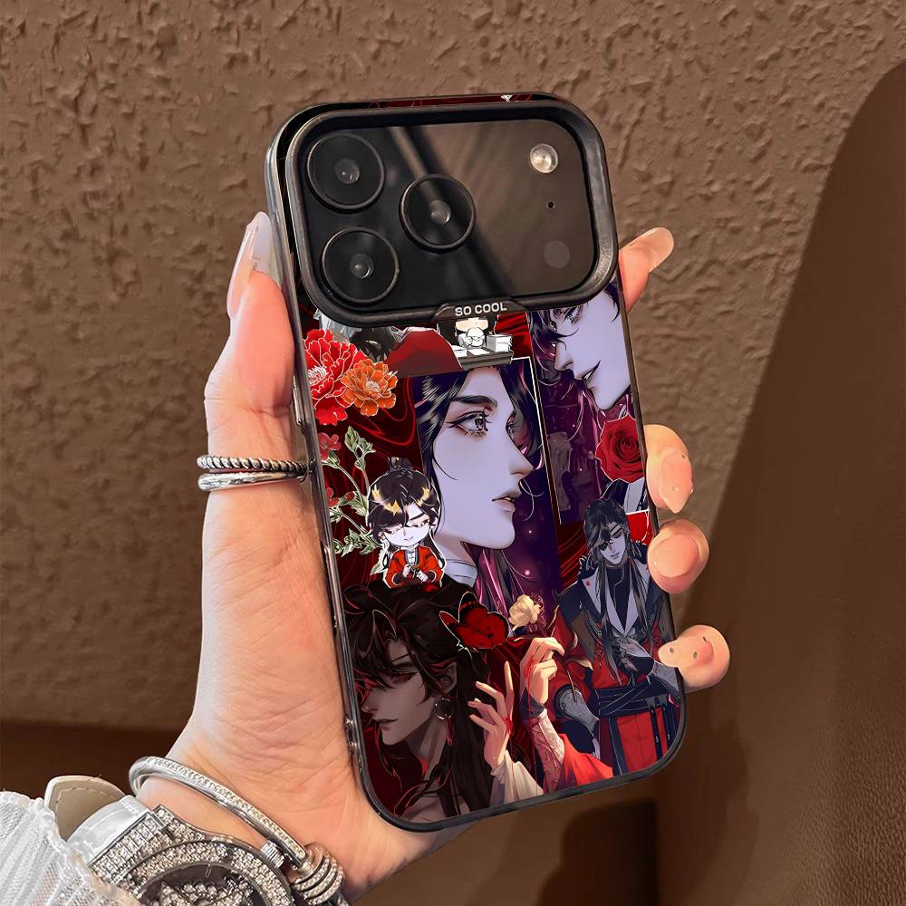 H-Heaven C-Cartoon Officials Blessing For iPhone 17,16,15,14,13,12,11,Pro,Max,Plus,E,SE4,Air,Mini Black Phone Case IMD Box