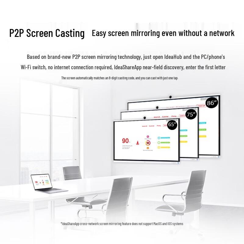 Huawei IdeaHub S2 75-inch Interactive Display (CN Version)