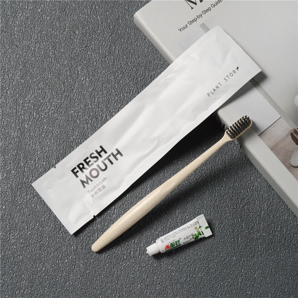 Soft Bristle Toothbrush Kit for Hotel and Guest Use - Individually Wrapped Toiletries
