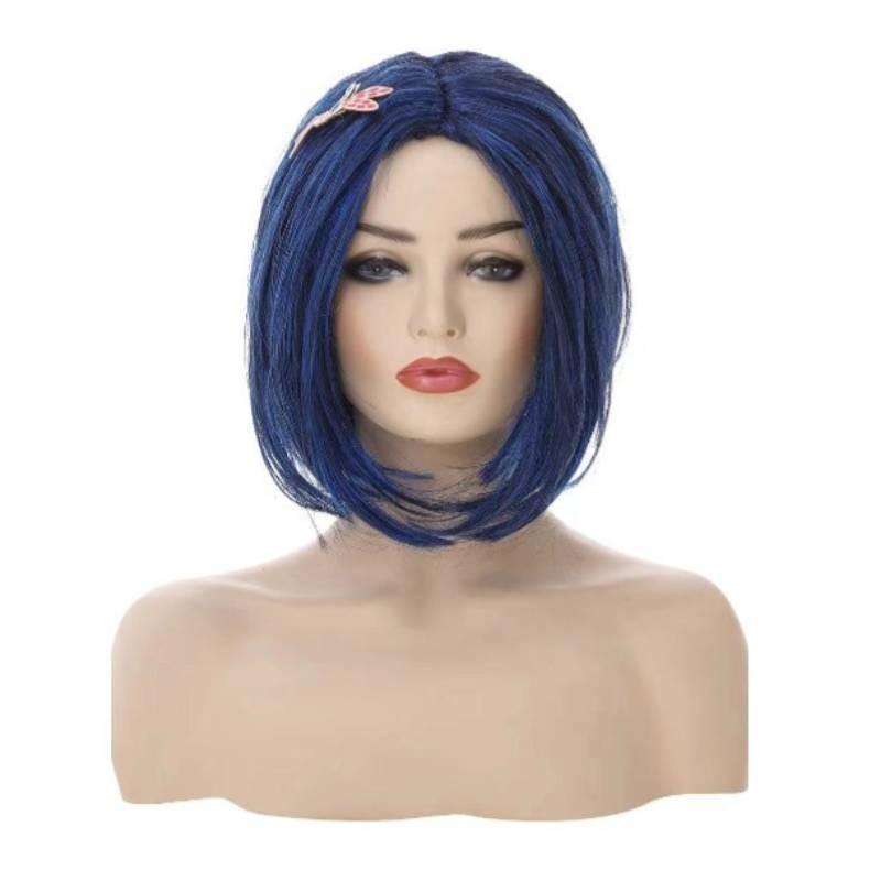 Stunning Deep Blue Cosplay Wig For Halloween Ghost Mom Caroline Style Perfect For Parties