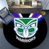 New Zealand Warriors,Round Area Rug,Carpet Rug for Living Room Bedroom Sofa Playroom Decor,Non-slip Floor Mat