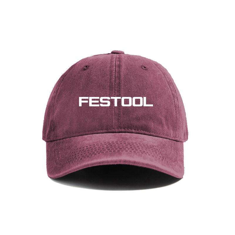 Festool Baseball Cap Distressed Hats Cap Unisex Retro Outdoor Summer Adjustable Hat MZ-135