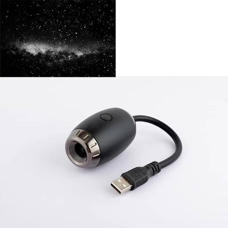 Автомобильная внутренняя подсветка Потолочная Звездная подсветка USB LED Проектор звездной атмосферы Декор Ночная вечеринка Декор Романтический Сатурн Галактика Свет galaxy Pattern