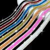 1Roll Self Adhesive Artificial Pearl Rhinestone Sticker Diamond Trim Ribbon DIY Crafts For Sewing Car Phone Decoration Sticker