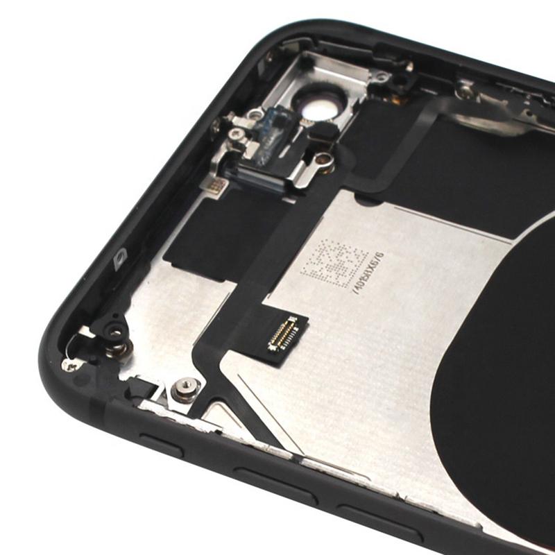 Back Full Housing For iPhone 8 8 Plus Full Assembly Battery Cover Door Middle Frame Chassis With Flex Cable Phone Repair Parts