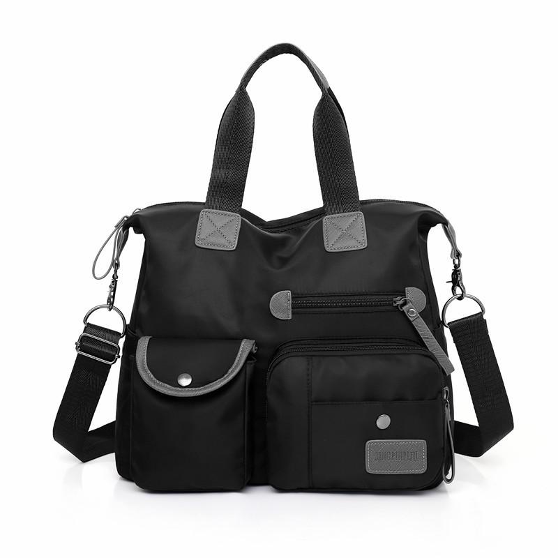 New Fashionable Large Capacity Handbag for Women, Casual Nylon Shoulder Crossbody Bag