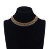 Antiquity Chinese Style Beads Necklace Hanfu Accessories Ethnic Style Horse Face Skirt Decorative Jewelry Gift