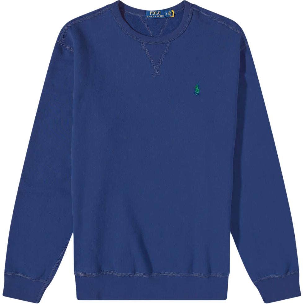 Polo Ralph Lauren Однотонный с вышитым логотипом Свитшот с круглым вырезом и длинным рукавом Мужской свитшот 710790783-041 M