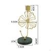 Candlestick Base Tealight Candelabras Mantel Taper Candles Holders for Prayer Home Room