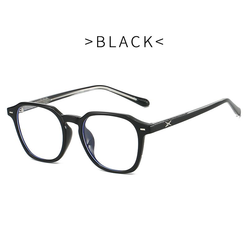 Men's and Women's Anti Blue Light Glasses - Square Women's Transparent Glasses for Daily Commuting
