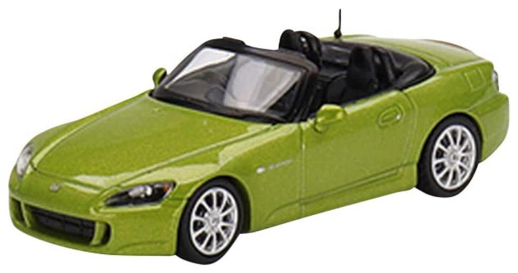 MINI GT 164 Honda S2000 (AP2) Lime Green Metallic Right-hand Drive Finished Product MGT00396-R