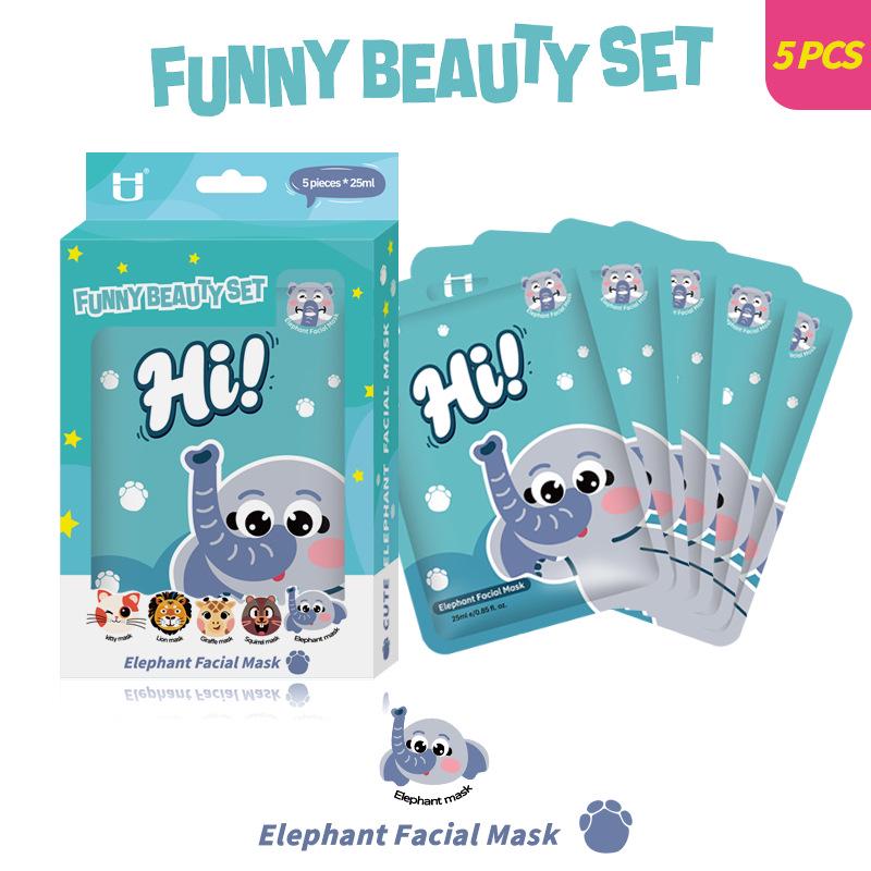 Cross-border Cartoon Animal Face Mask: Hydrating, Moisturizing, and Nourishing