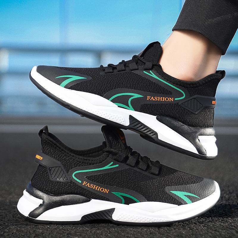 New Fashion Men's Sports Shoes Casual Shoes Breathable Mesh Men's Running Shoes