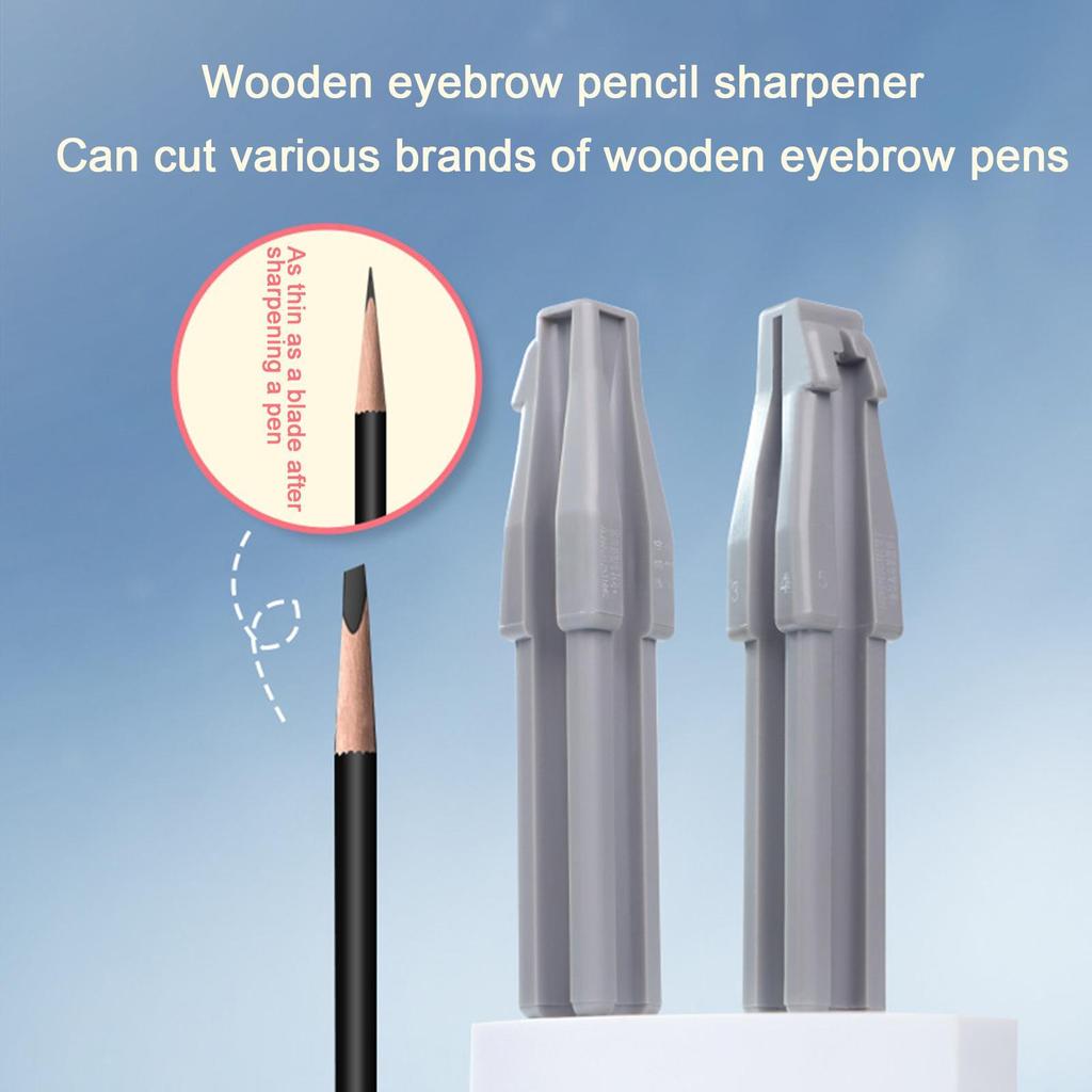 Makeup Pencil Sharpeners Cosmetic Art Pencil Eye Makeup Shaping Tool For Waterproof Peel-Off Brow Pencils