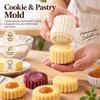 Detachable Hand Press Mooncake Mold Non-Stick DIY Pastry Stamp Cookie Pastry Mold  Kitchen Craft