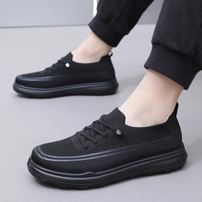 Heren 2025 Lente Herfst Nieuwe Heren Casual Zachtzool Slijtvast Enkele Schoenen Veelzijdige Instappers Herenschoenen Papa Schoenen