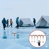 Quick arrange Ice Fishing Shelter Fastener Collection Features 6 Coated Screws And Joining Part