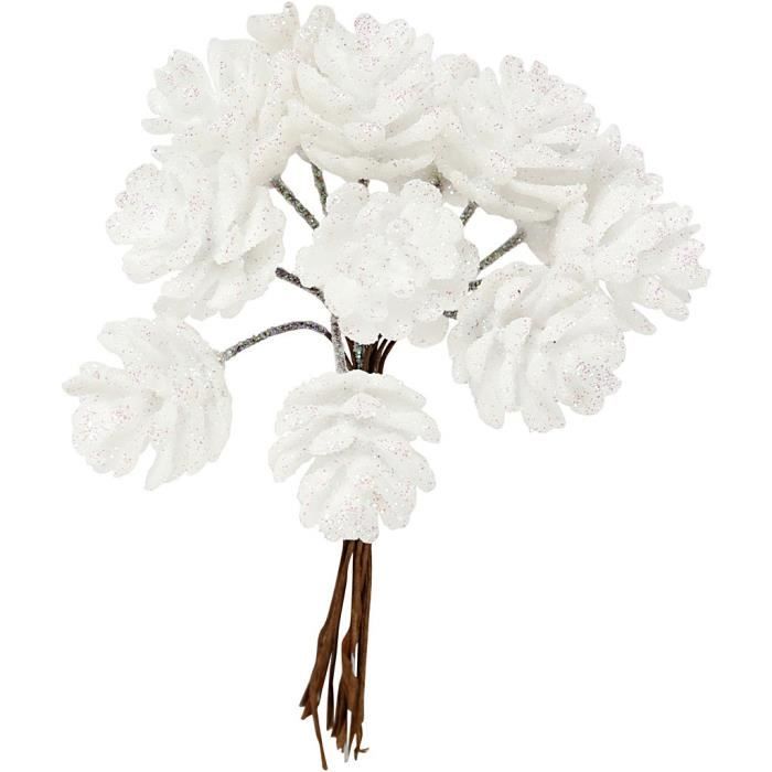 Creativ Company 504423, Blanc, mousse, Noël, 12 pièce(s), 20 mm