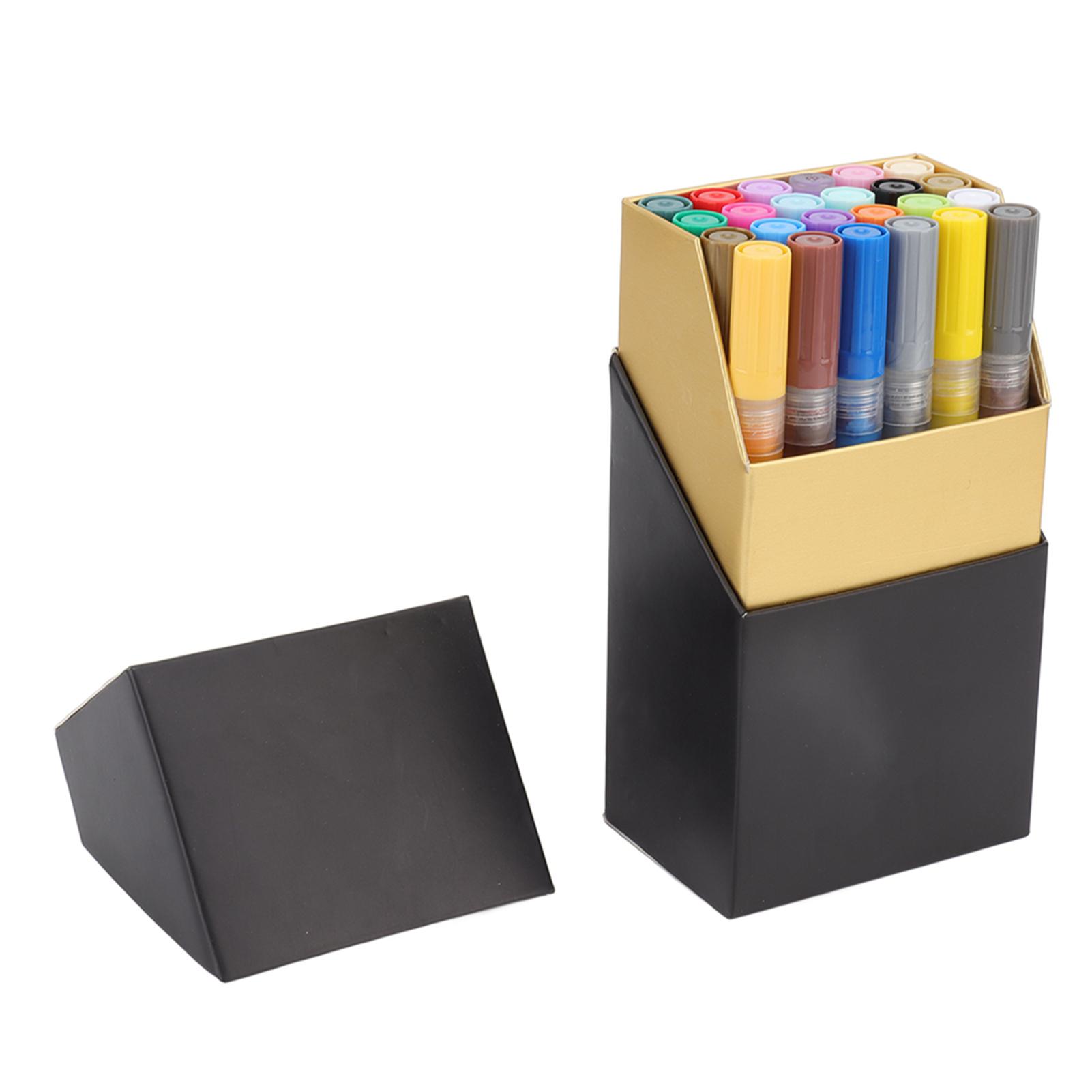 

Акриловые маркеры для рисования 24 цвета, более гладкие водостойкие маркеры для самостоятельного рисования для домашней школы