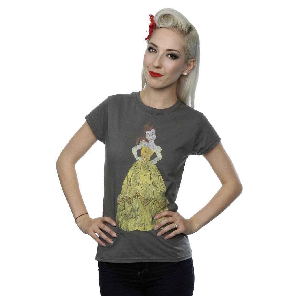 Disney Princess Womens/Ladies Classic Belle Cotton T-Shirt