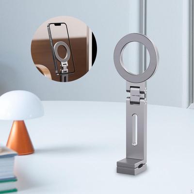 Suporte magnético para telefone de mesa com rotação de graus e clipe para mesa