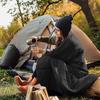 Multi-functional Portable Packable Camping Quilted Blanket, Windproof Warm Poncho Throw for Outdoor & Car Emergency Use