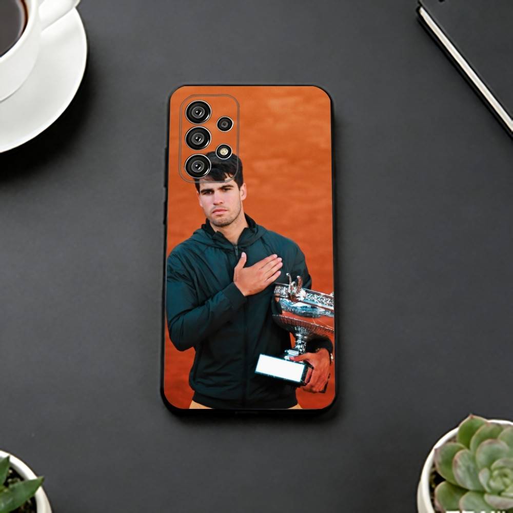

T-Tennis Carlos Alcaraz G-Garfia Phone Case For Samsung S25,S24,S21,S22,S23,S30,Ultra,S20,Plus,Fe,Lite,Note,10,Black Cover Samsung S30plus5G