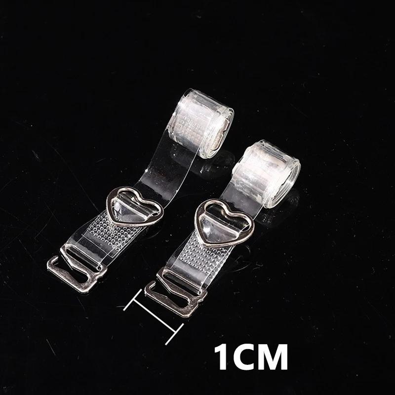 Clear Bra Straps Transparent Invisible Detachable Adjustable Silicone Women's Elastic Belt Intimates Accessories