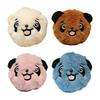 Brinquedo de Bola que Faz Barulho para Cachorro Pelúcia Bola de Borracha Saltitante Brinquedo de Mastigar para Cachorro Brinquedo Interativo para Filhotes Dentição para Cães Pequenos e Médios