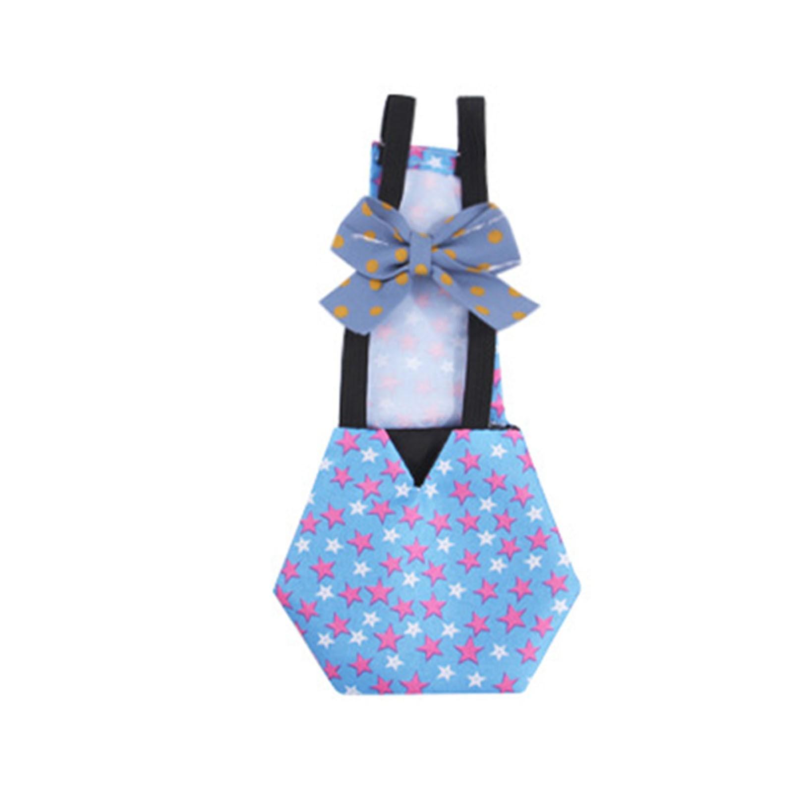 

Подгузники для домашних животных Куриный принт с бантом Одежда Товары для домашних животных Подгузники M синий