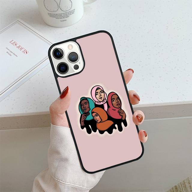 

Muslim Islamic Eyes Arabic Hijab Girl Phone Case For iPhone 17 Air 13 12 Cover For Apple 14 15 16 Pro Max Plus SE iPhone 16