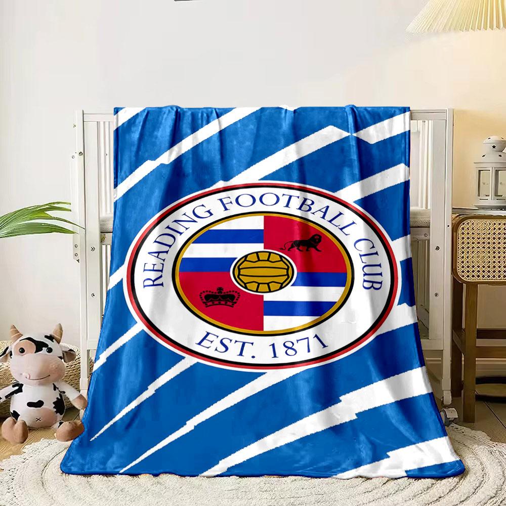 Reading FC Crest Blanket Design Print Blanket Soft and Cozy Perfect for the Living Room Bed Sofa or a Nap,gift