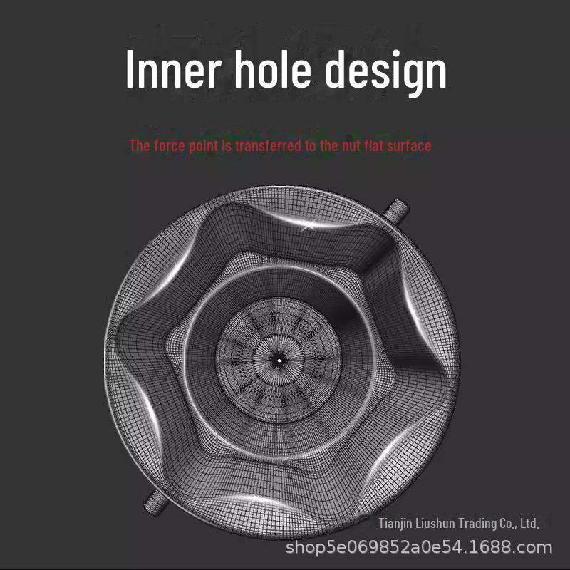 Shida T-Typ 6-Punkt Steckschlüsselsatz: T-Bar Autoreparatur, Größen 8-19mm