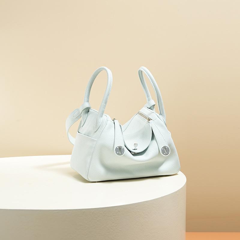 Borsa Dottore TOGO in Vera Pelle di Mucca - Cucita a Mano con Filo Cerato, Sensazione di Lusso, Singola Spalla da Donna, Stile da Pendolare, Best Seller.