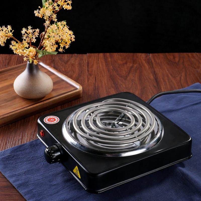 1000W 200-1000℃ Electric Furnace Household Disc Burner Portable Hot Plate Mosquito Incense Furnace Kitchen Charcoal Stove US